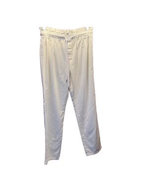 Drawstring Pants, NWT, faux zip, Length 41”, Waist 16”, inseam 36-37” Sz 32/14US